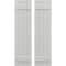 Ekena Millwork Americraft 4-Board, 2 Batten Exterior Real Wood Joined Board-n-Batten Shutters, ARW101BB414X46STH, PR ARW101BB414X46STH - alternate 1